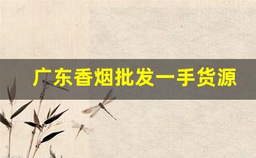 广东香烟批发一手货源价格-广东烟批发供应商