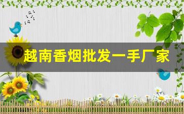越南香烟批发一手厂家-越南代工厂香烟图片及价格