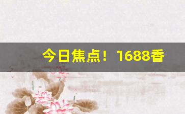 今日焦点！1688香烟一手批发网推荐“风雨兼程”