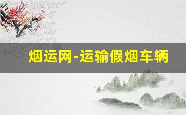 烟运网-运输假烟车辆怎么处理