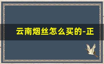云南烟丝怎么买的-正规云南烟丝哪里有卖的