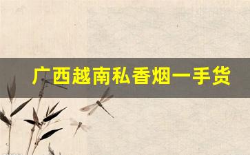 广西越南私香烟一手货源-越南烟跨境购买