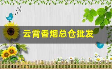 云霄香烟总仓批发