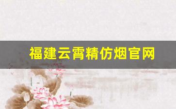 福建云霄精仿烟官网