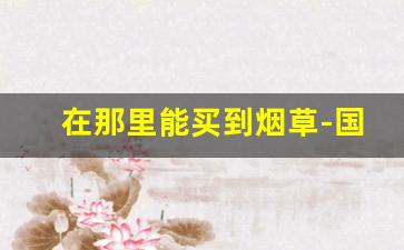 在那里能买到烟草-国内烟草在哪里有卖