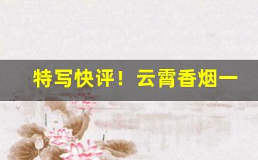 特写快评！云霄香烟一手货源批发购买——2023优质货源排名“奋勇当先”
