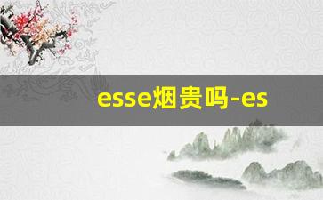 esse烟贵吗-esse烟可以买到吗