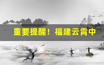 重要提醒！福建云霄中华烟烟草有限公司“出类拔萃”