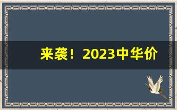 来袭！2023中华价目表图片“多材多艺”