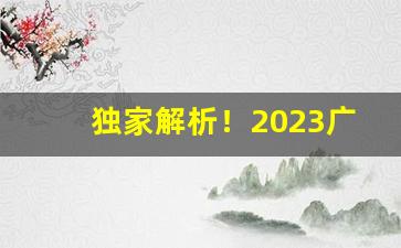 独家解析！2023广西防城港一手越南烟“陈遗饭感”