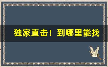 独家直击！到哪里能找到711的货源“背山起楼”