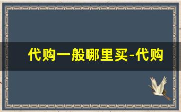 代购一般哪里买-代购一般在国内哪里拿货