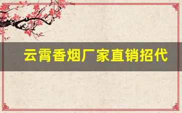 云霄香烟厂家直销招代理一件代发-批发云霄烟一条装