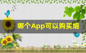哪个App可以购买烟-中国哪里买烟