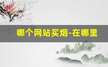哪个网站买烟-在哪里买烟可靠一点
