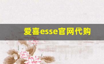 爱喜esse官网代购-爱喜esse韩国免税版