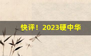 快评！2023硬中华香烟多少钱一包“北山移”