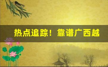热点追踪！靠谱广西越南香烟一手货源“电光朝露”