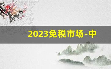 2023免税市场-中国免税市场前景如何